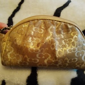 Coach makeup bag